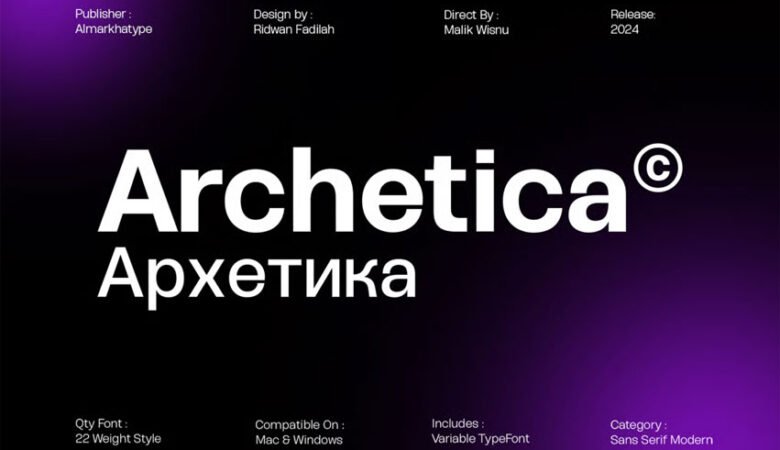 Archetica Font