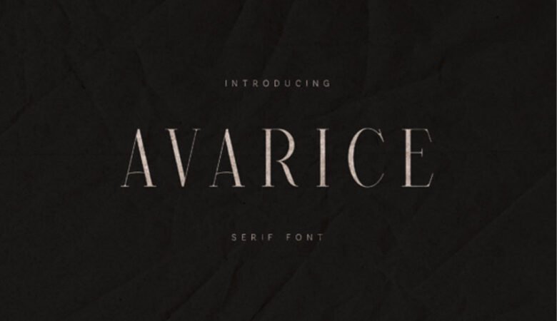Avarice Font