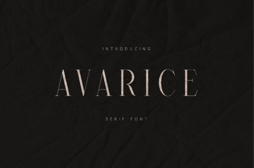 Avarice Font