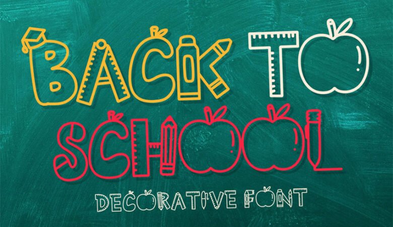 Back To School Font