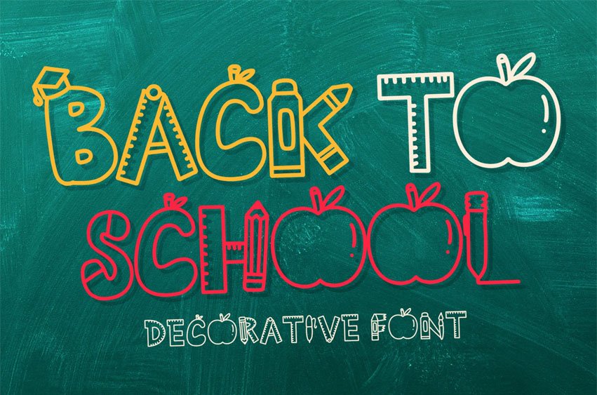 Back To School Font