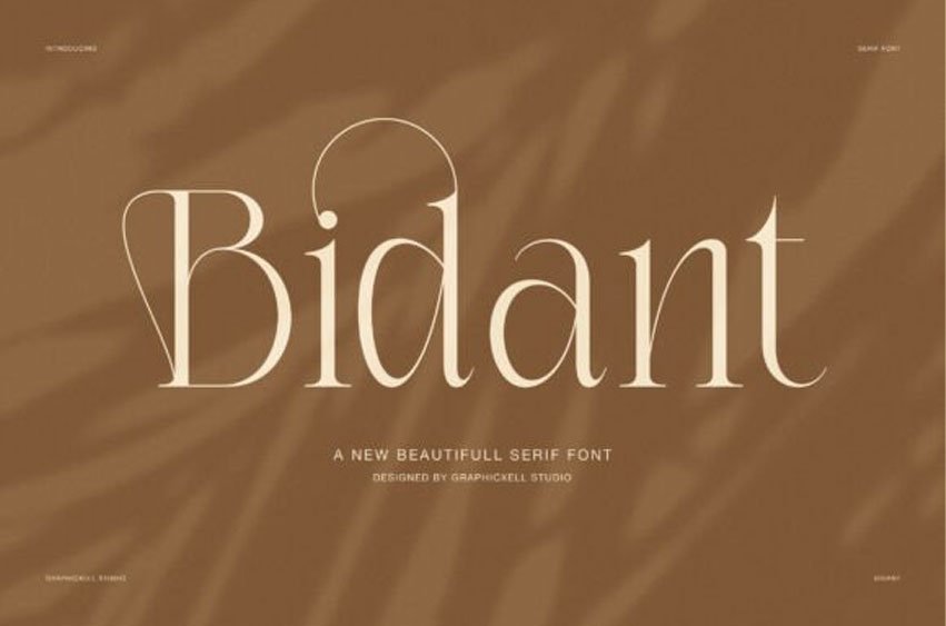 Bidant Font