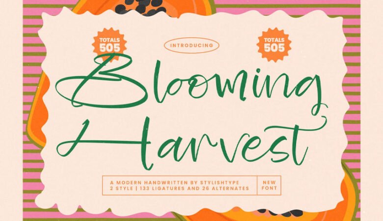Blooming Harvest Font