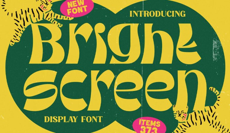 Bright Screen Font