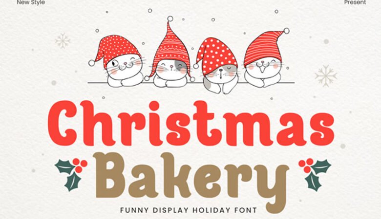 Christmas Bakery Font