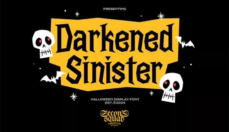 Darkened Sinister Font