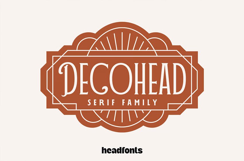 Decohead Font