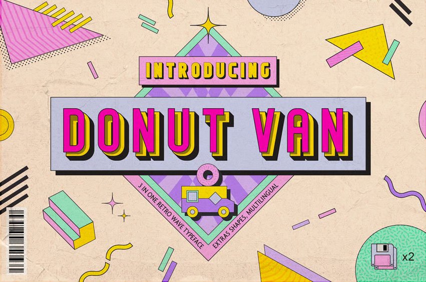 Donut Van Font