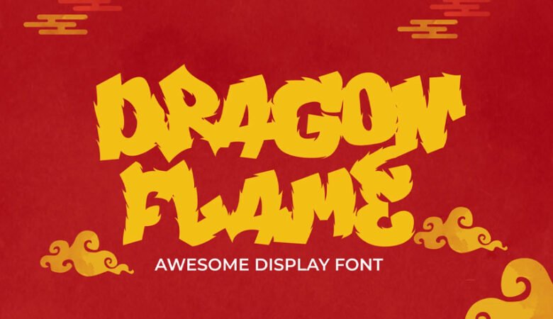 Dragon Flames Font