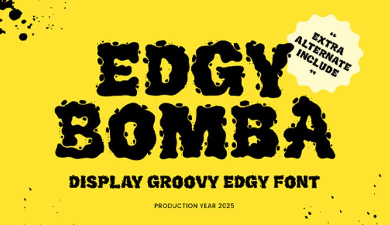 Edgy Bomba Font