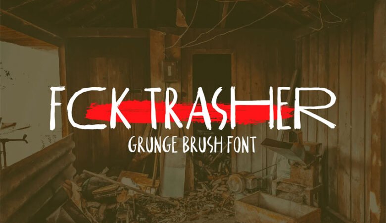 FCK Trasher Font