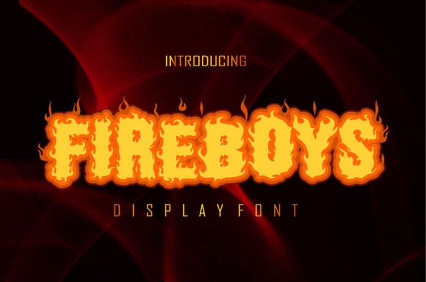 Fire Boys Font