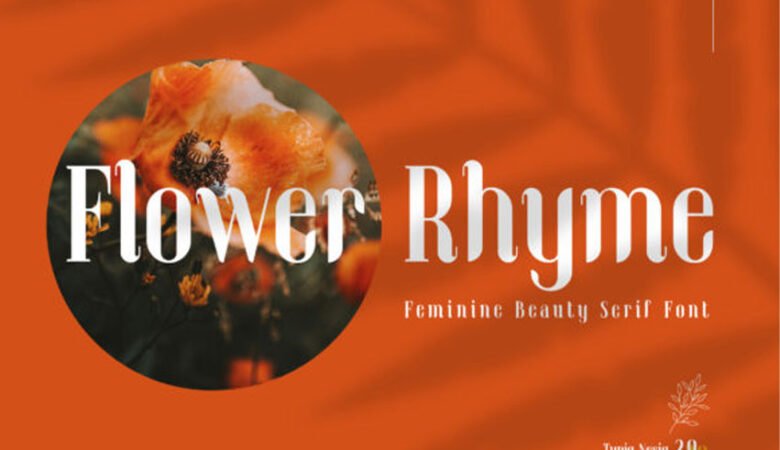 Flower Rhyme Font