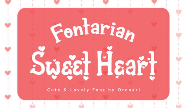 Fontarian Sweet Heart Font