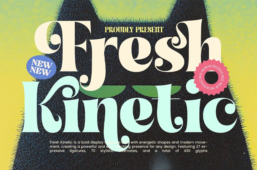Fresh Kinetic Font