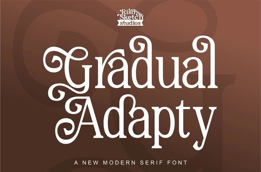 Gradual Adapty Font