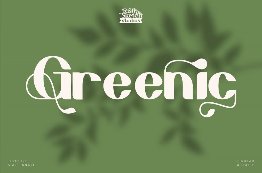 Greenic Font