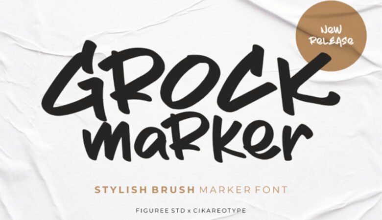 Grock Marker Font