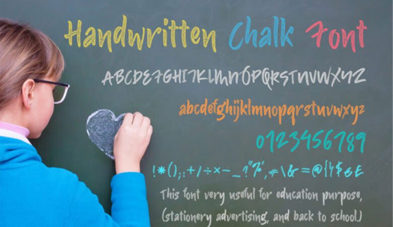 Handwritten Chalk Font