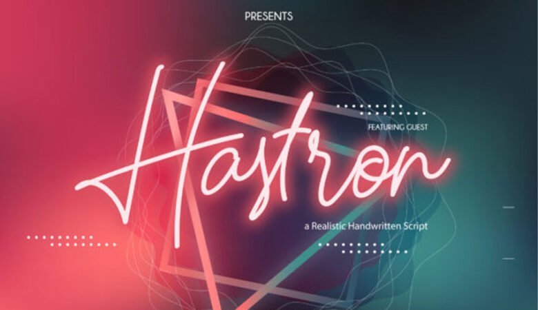 Hastron Font