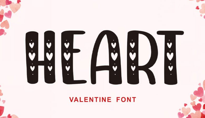 Heart Valentines Font