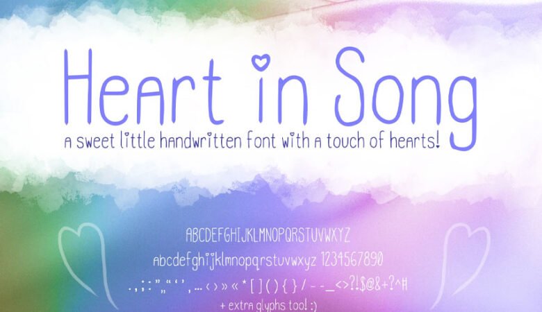 Heart in Song Font