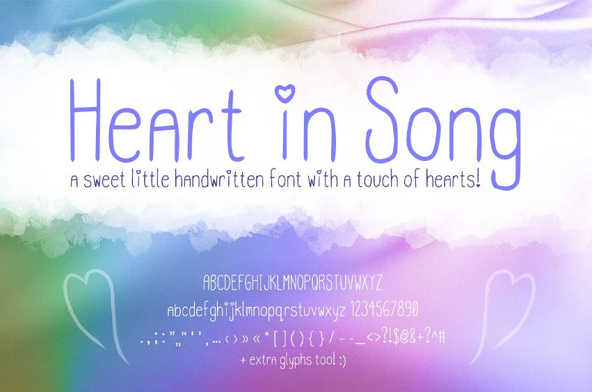 Heart in Song Font