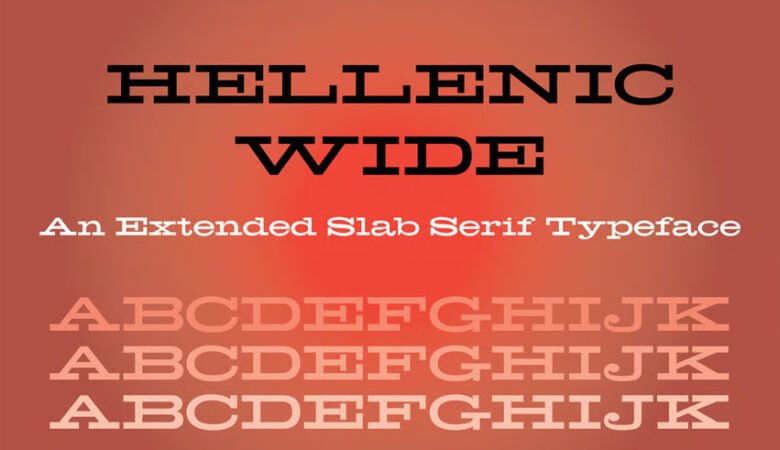 Hellenic Wide Font