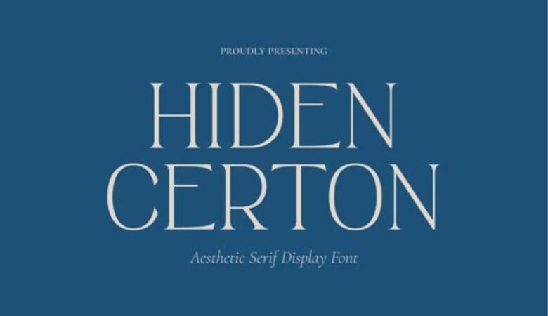 Hiden Certon Font