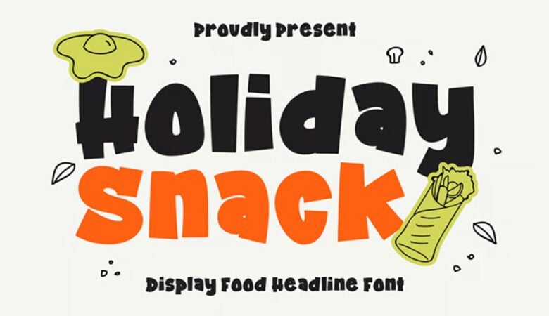 Holiday Snack Font