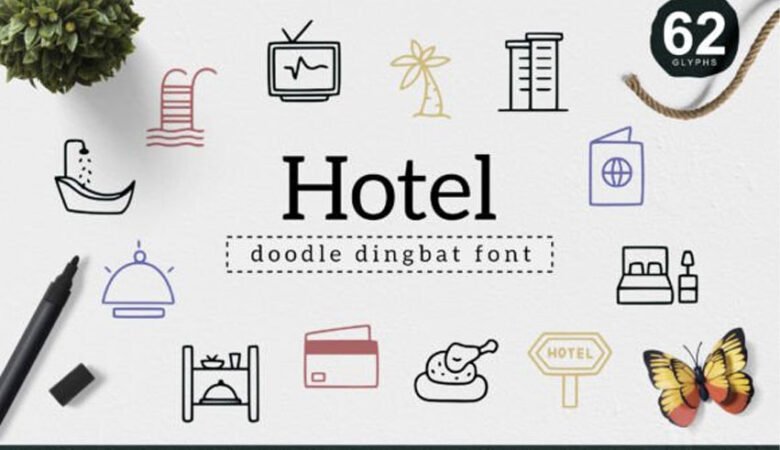 Hotel Dingbat Font