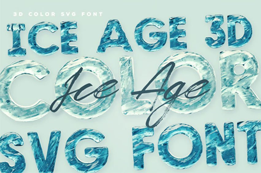 Ice Age Color Font