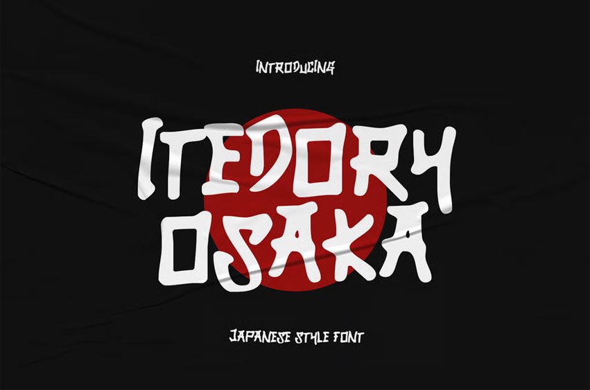 Itedory Osaka Font