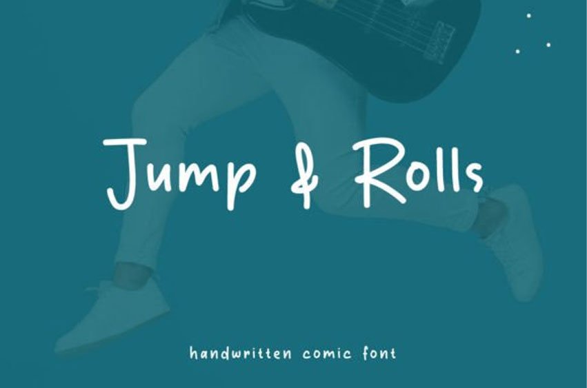 Jump & Rolls Font