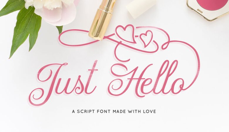 Just Hello Font