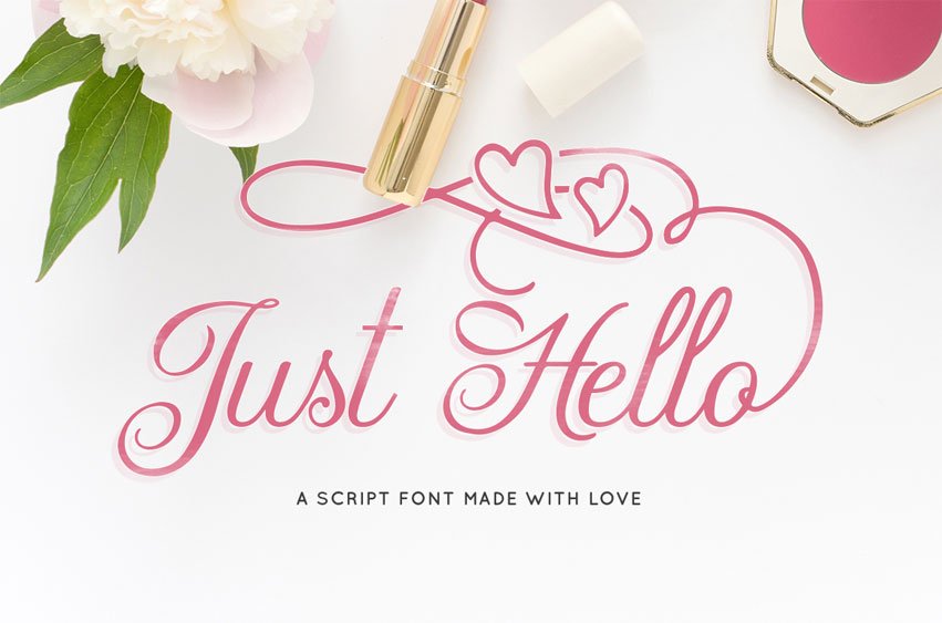 Just Hello Font