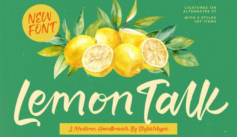Lemon Talk Font