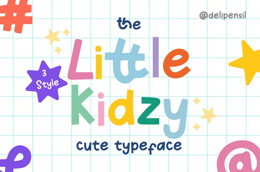 Little Kidzy Font