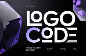 Logo Code Font - FreeDaFonts