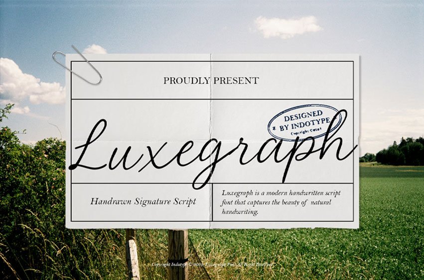 Luxegraph Font