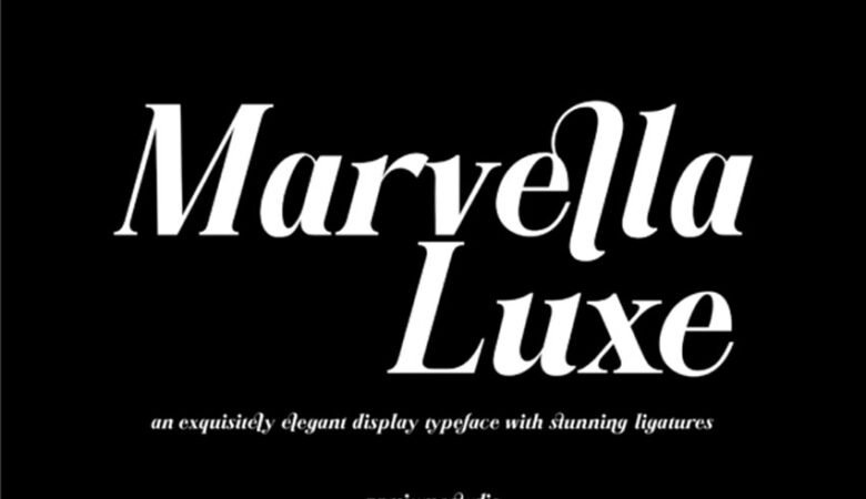 Marvella Luxe Font