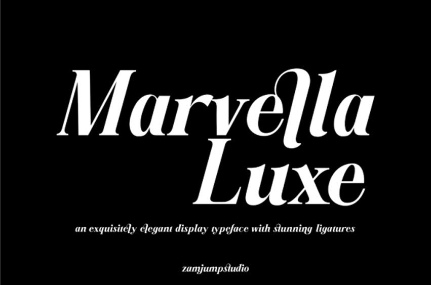 Marvella Luxe Font