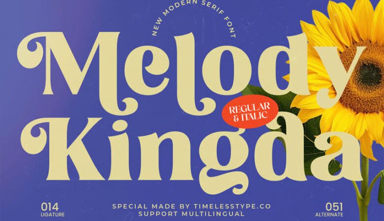 Melody Kingda Font