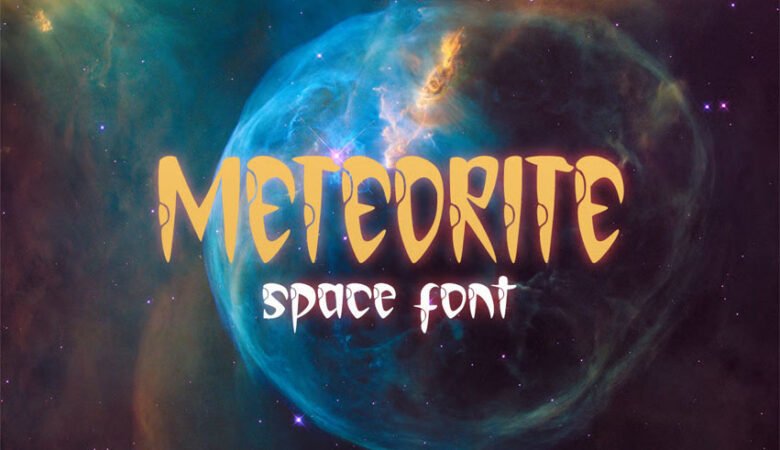 Meteorite Space Font