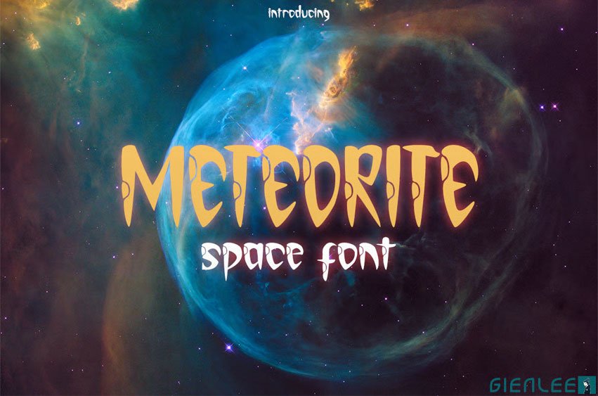 Meteorite Space Font