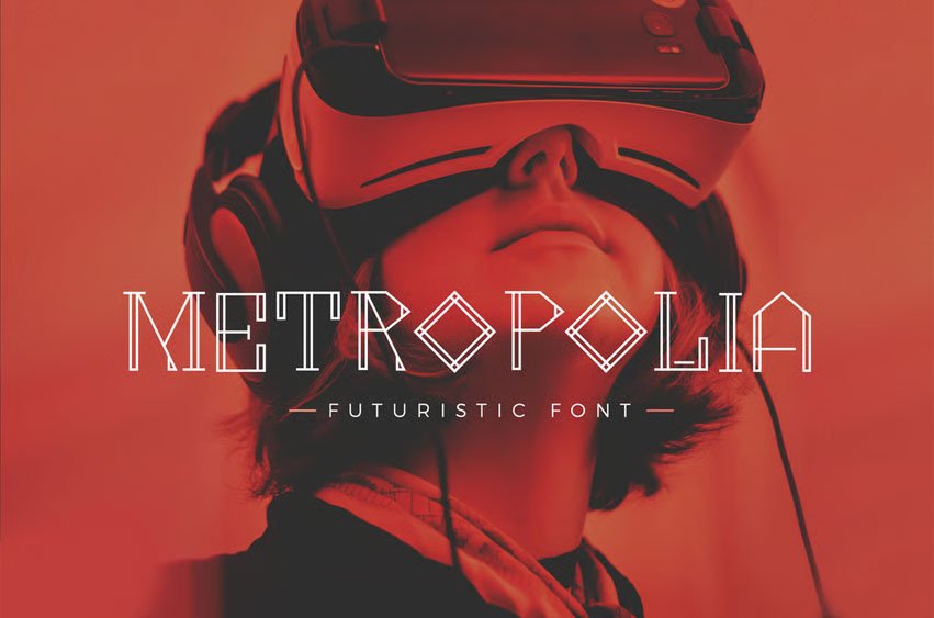 Metropolia Futuristic Font