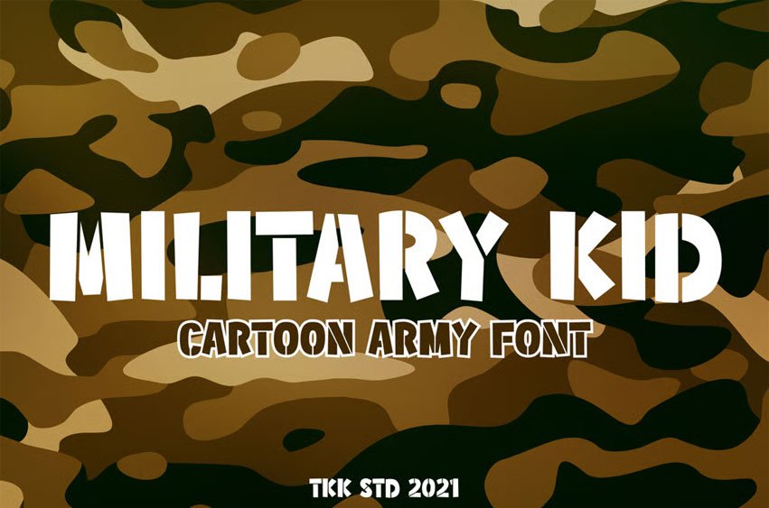 Military Kid Font