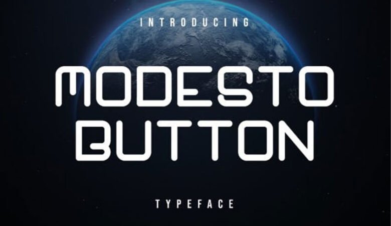 Modesto Button Font