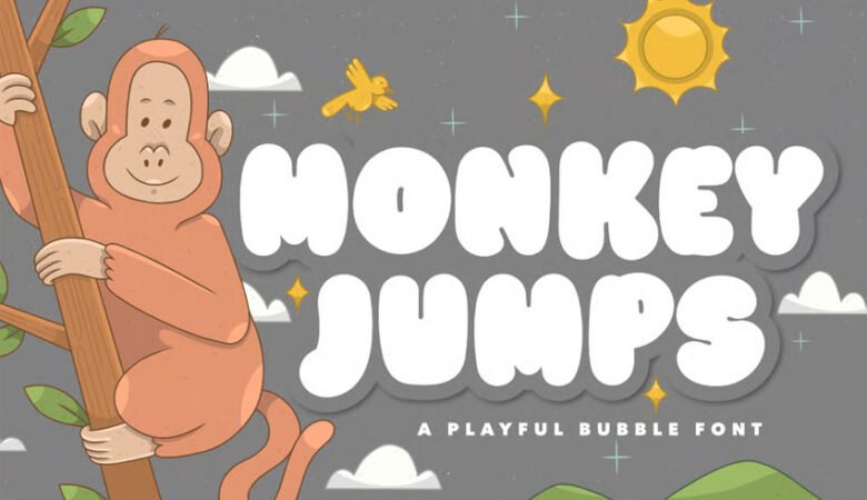 Monkey Jumps Font