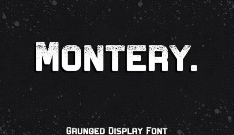 Montery Display Font